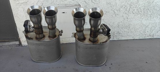Corvette CZ-7 OEM dual-mode valved exhaust mufflers