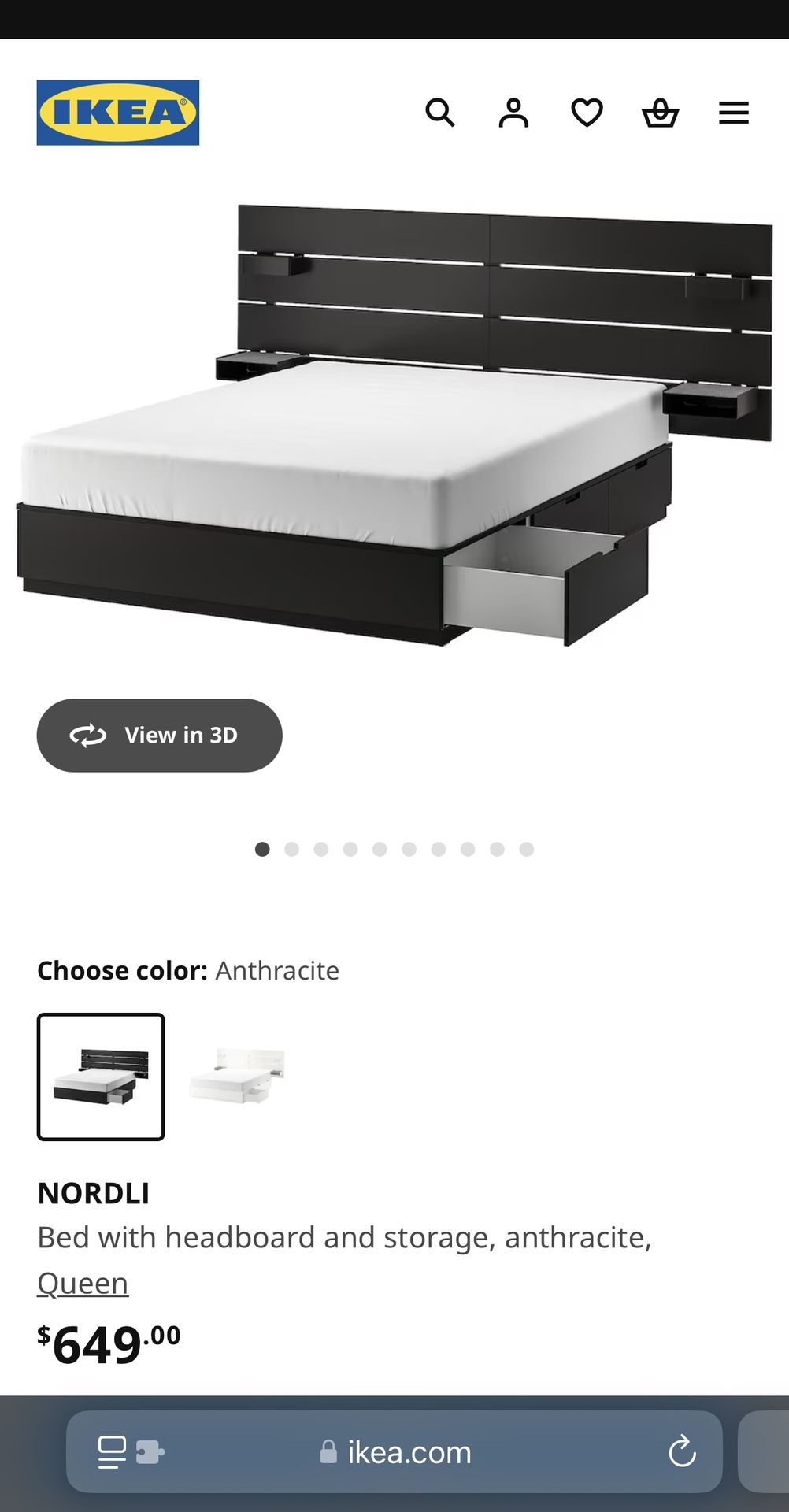 Queen Bed Frame 