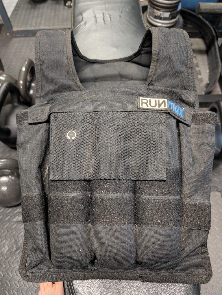 RUNmax Weighted Vest - Up to 60 lbs