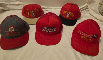 San Francisco 49ers Vintage Hat Collection – Lot of 5
