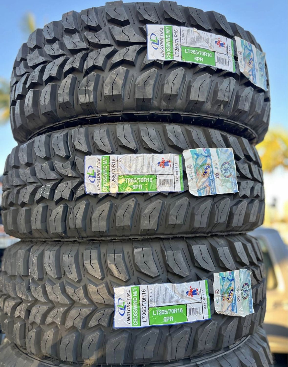 265/70/16 LT CROSSWIND (4 TIRES) INCLUDED INSTALLATION AND BALANCING 