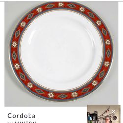 Cordoba Minton Fine China Plates 12pk