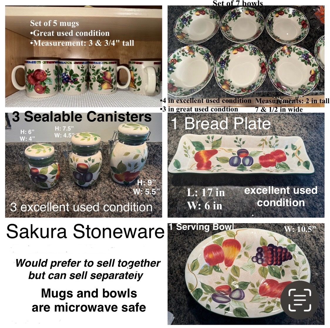 Sakura Discontinued Set