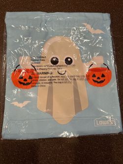 Lowe’s Halloween Promo Ghost bag