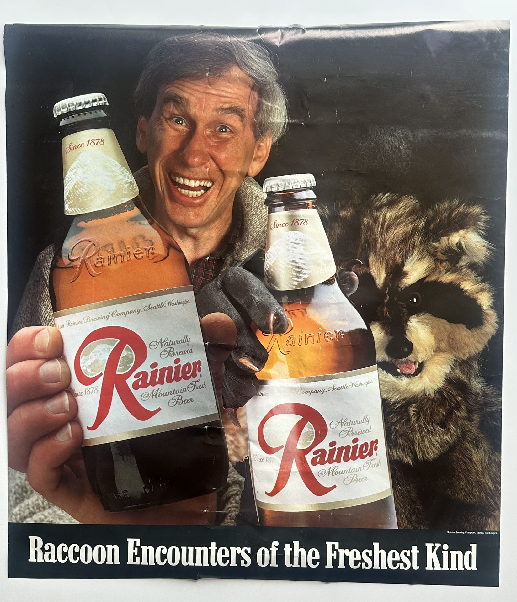 Vintage Rainier Beer Poster