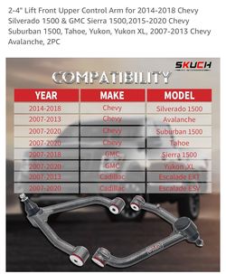 Upper Control Arms New