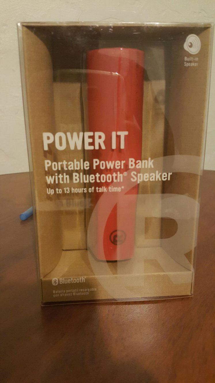 Power It. portable power bank with SPEAKER