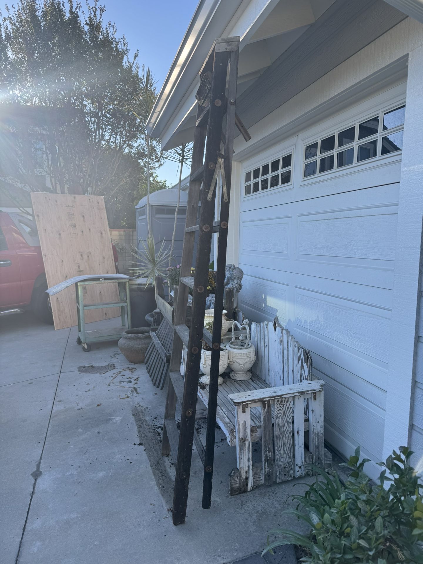 Ladder Wood 8ft Tall