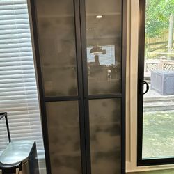 IKEA Billy Bookcase with Glass Doors 