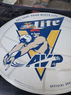 Vintage metal sign