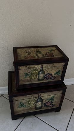 Two Tuscan Style Chest