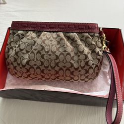 BRAND NEW- Vintage Coach “Signature Stripe” Handbag