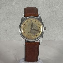 Vintage Bulova 23-Jewel Mechanical Watch – Gold Dial – Runs