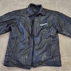 O'Neal Motorcycle HD Leather Jacket. Size L, Black, New