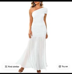White should dress new size xl $30