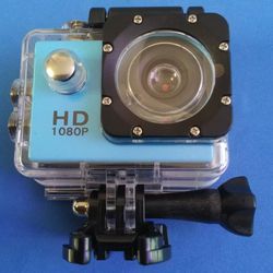 1080 HD Blue Sports Action Camera