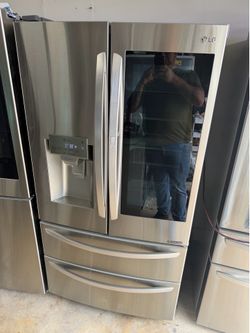 🌠🌄LG refrigerador stainless steel like new🌄🌠