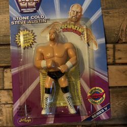 Vintage 1997 WWF Stone Cold Steve Austin Bendems - Carded