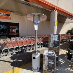 Hampton Bay Outdoor Gas Patio Heater.& regulator hose