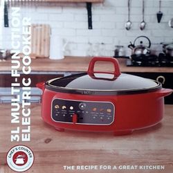 Chef's Counter 3L Multi-Function Electric Cooker Hot Pot. 