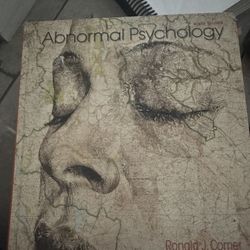 Abnormal Psychology Book 