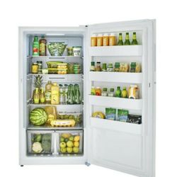 Refrigerator Midea Convertible Upright Freezer Refrigerator 17-cu Ft Garege Ready Frost New White 