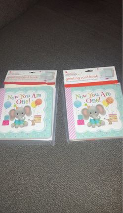 Now you are one! Greeting card books. $3 for one or 2 for $5