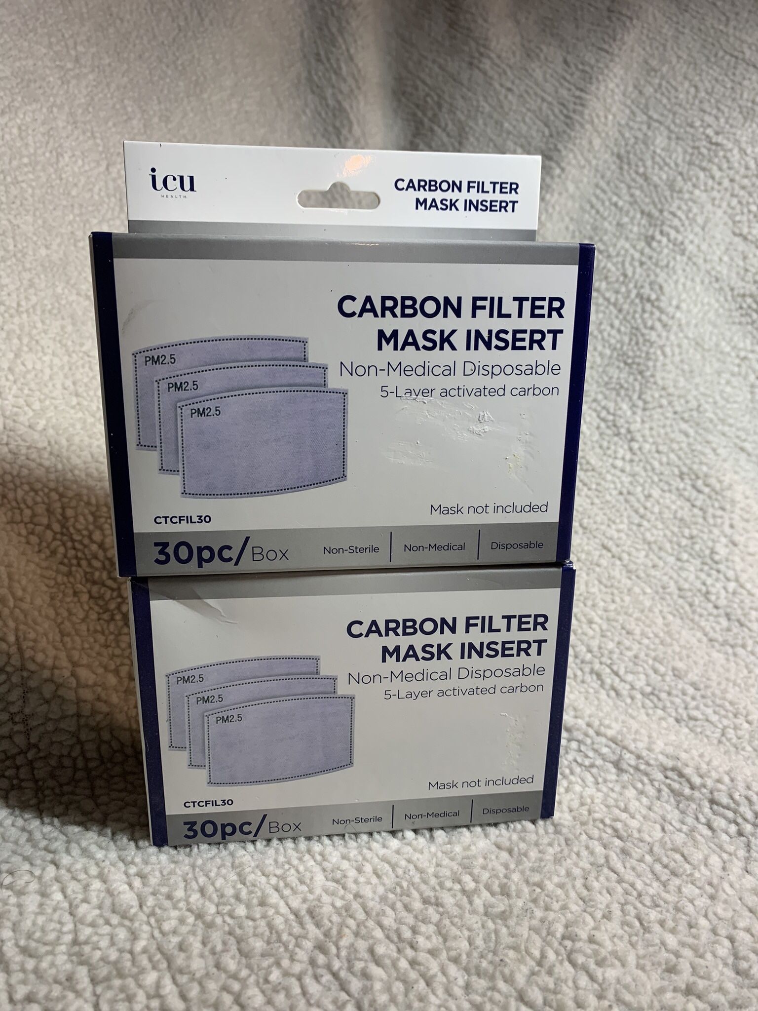 Carbon Filter Mark Inserts 2 Lot 5 Layer Activated Carbon