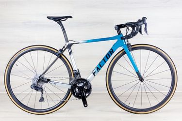Factor O2 Miami Blue, Size - 50 cm, Top tier road bike