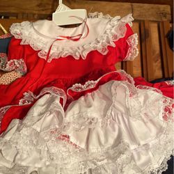 Little Dollys Dress Size 13 T 15  Pounds 