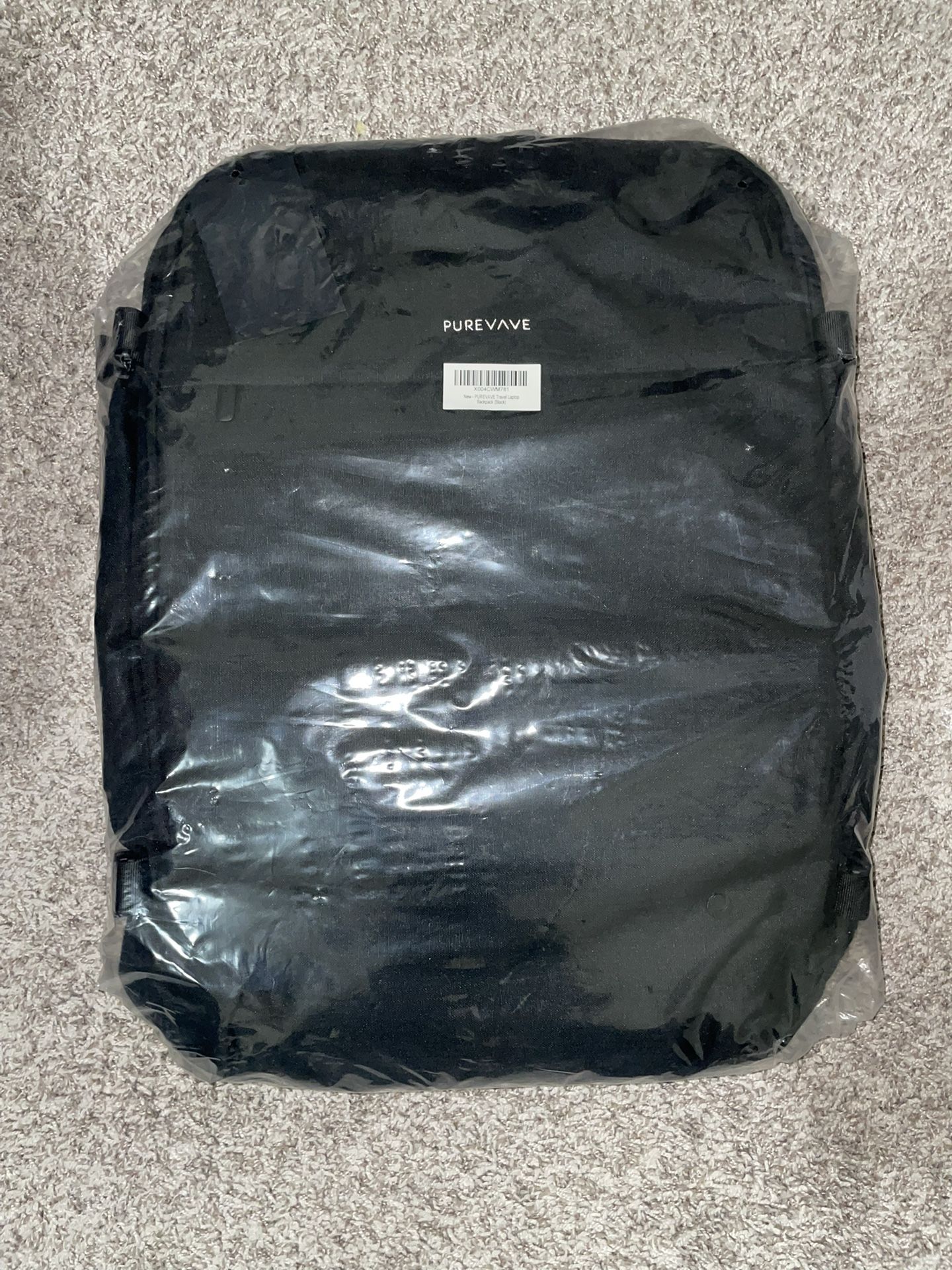 PUREVAVE Zipper Travel Laptop Backpack for Men and Women