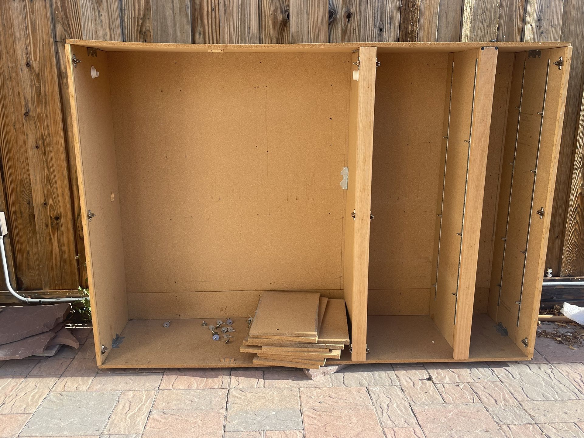 Wooden Cabinet Shelf Storage Pantry