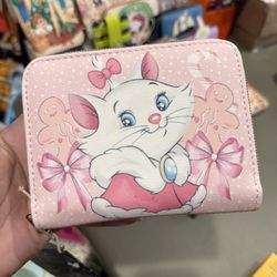 Loungefly Marie Aristocrats Zipper Christmas Holiday Wallet