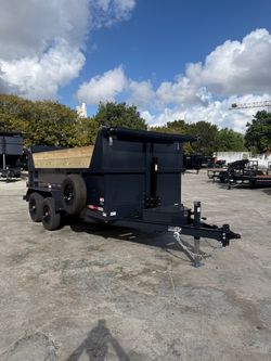 AMP 6 × 12 Buildable Side Dump Trailer 10k