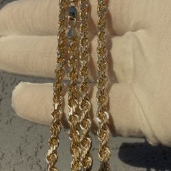 14k gold rope chain