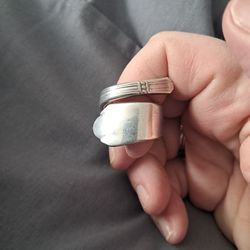Mid Century Spoon Ring 