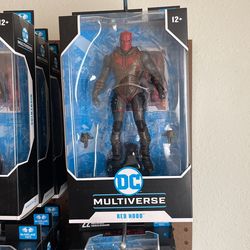 McFarlane DC multi-verse red hood, Gotham knights, action figure