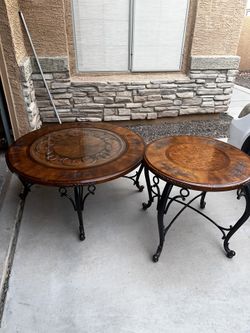 Coffee Table and Side Table $75