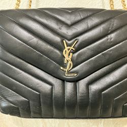Yves Saint Laurent Quilted Leather Purse