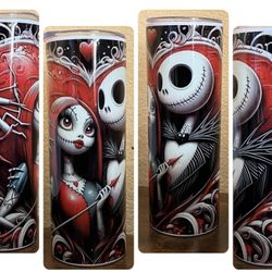 Jack And Sally 20 Oz Tumbler 