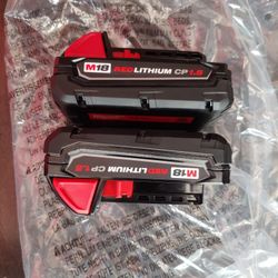 Milwaukee M18 2Batterys 1.5