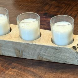 Maple Candle Holder