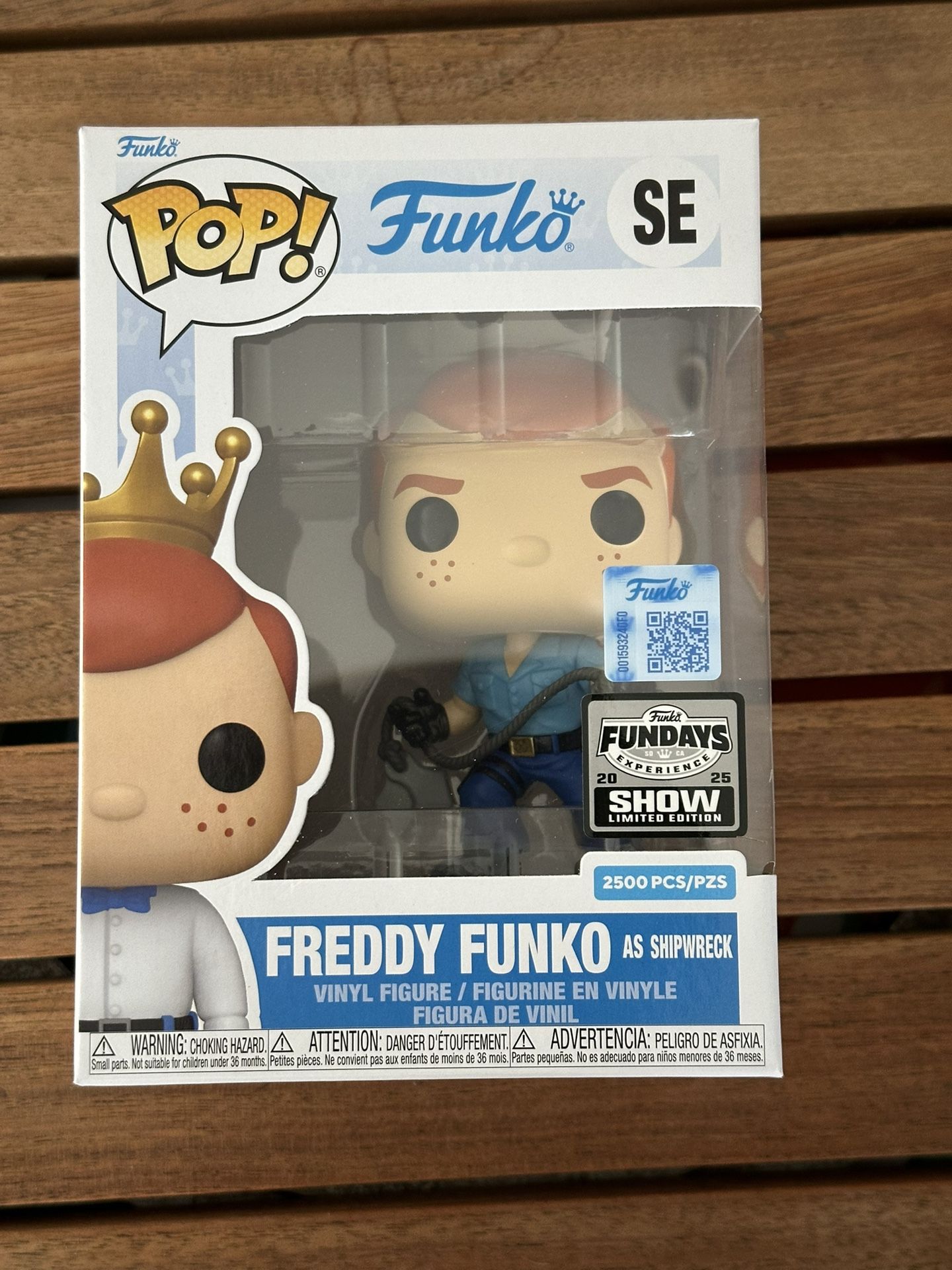 Funko Pop Freddy As Shipwreck From GI Joe Fundays 2025 LE 2500!