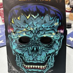 Halloween Mask Light Up Change With The Sounds 