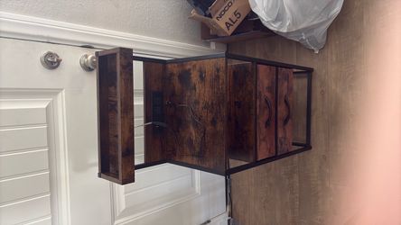 Nightstand with Cabinet and Outlets (free)