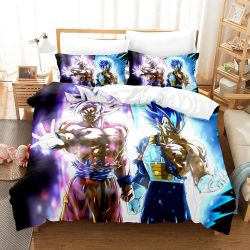 Dragon Ball anime sheet quilt cover+pillowcase135*200cm(quilt-1pillowcase)