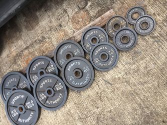 Sports Authority Olympic Weights Plates for Sale in Kailua HI OfferUp