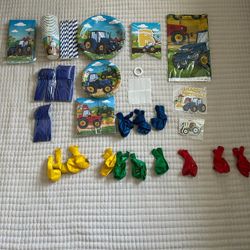 Tractor Kids Bithday Party Decor 
