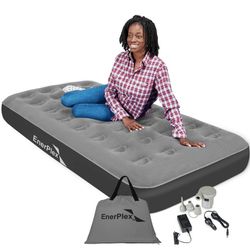 EnerPlex Never-Leak Camping Series Twin/Queen Camping Airbed