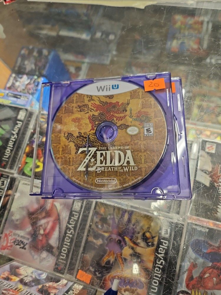 The Legend of Zelda: Breath of the Wild (Nintendo Wii U, 2017) Disc Only